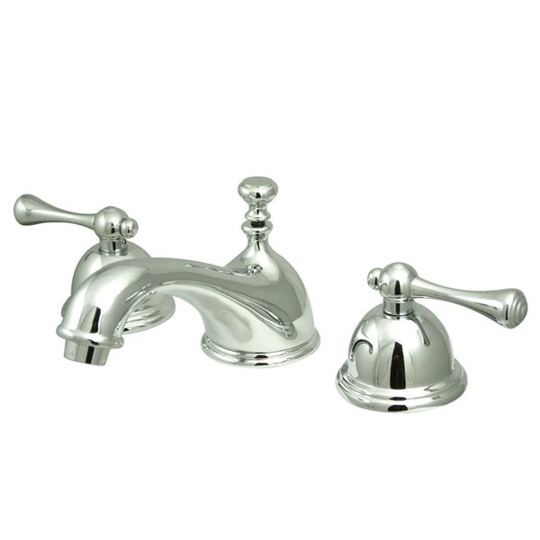 Kingston Brass KS3961BL 8" Widespread Bathroom Faucet, Polished Chrome KS3961BL